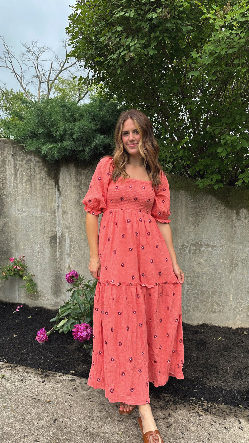 Coral Bay Midi Dress