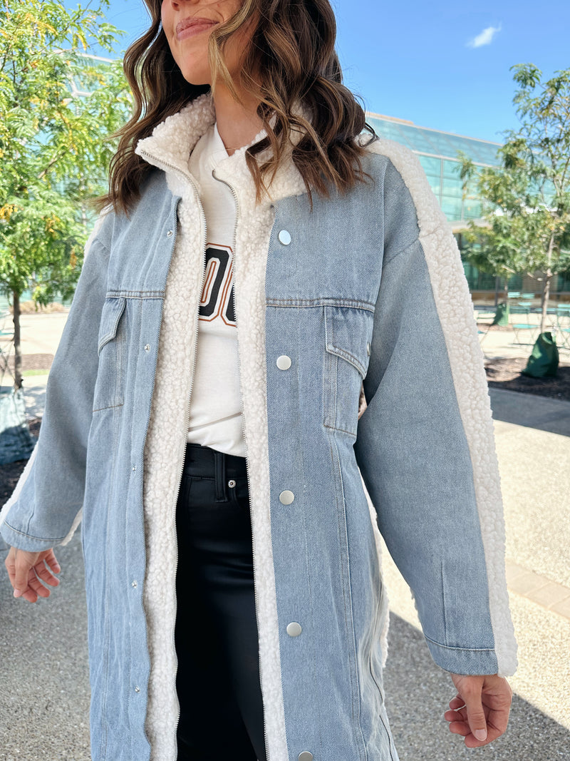 Mandy Long Denim Jacket