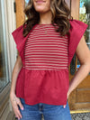 Gina Striped Blouse