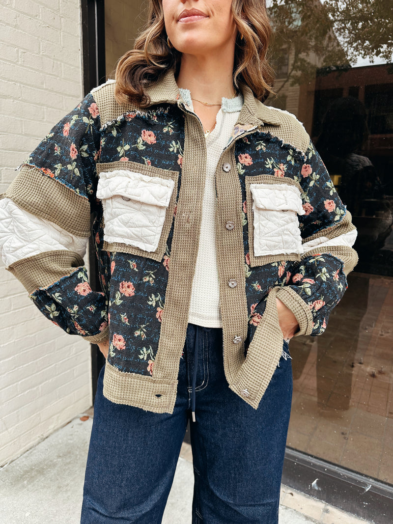 Floral Patchwork Jacket