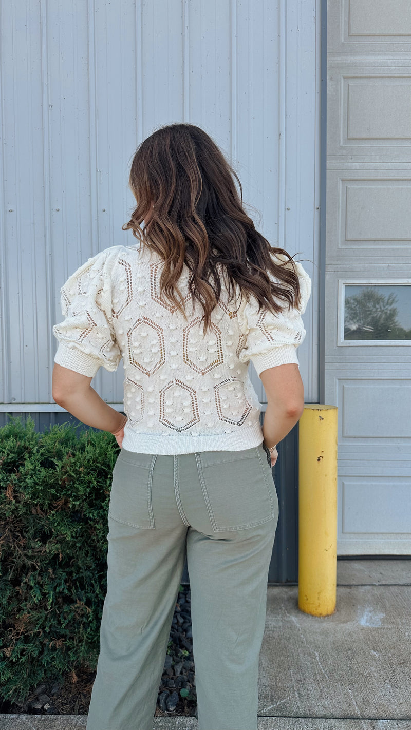 Lilith Puff Sleeve Sweater
