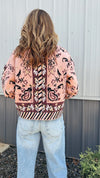 Paisley Stripe Cardigan