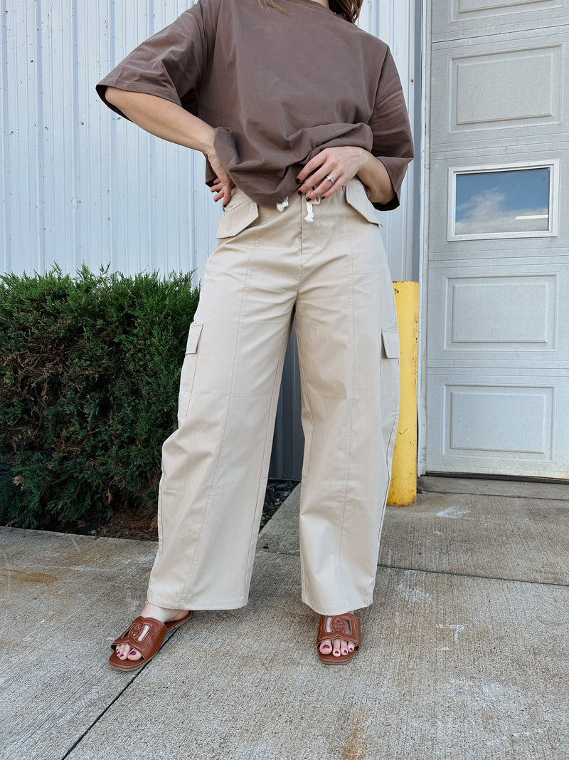 Addison Cargo Barrel Pant