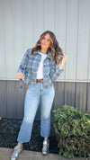 Blue Jean Plaid Jacket