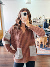 Saylor Pullover in Rust