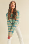 Fringed Poncho Sweater