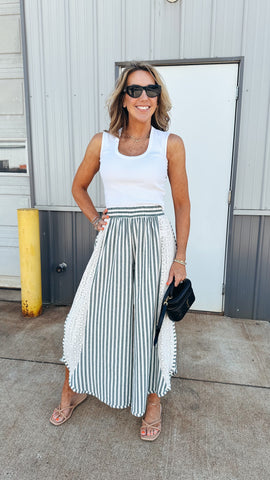 Teal Tropic Wrap Skirt