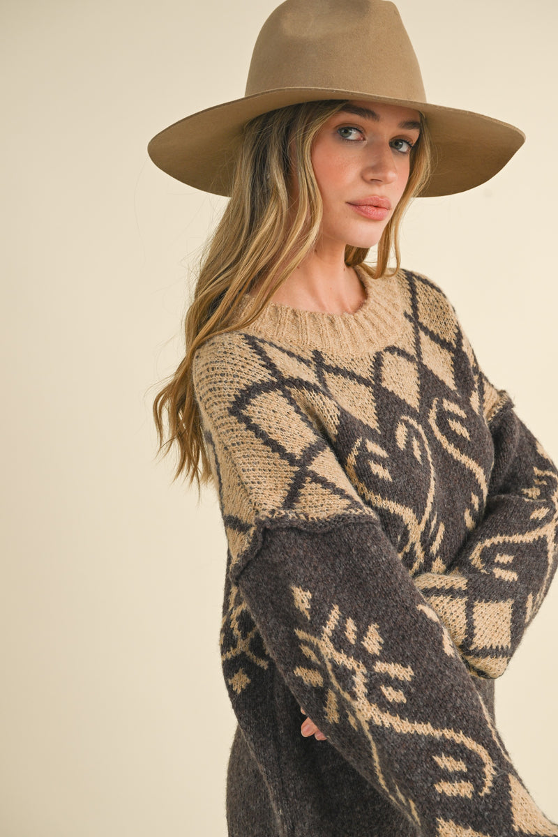 Teddy Fair isle Sweater