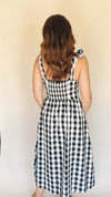 Check Mate Midi Dress