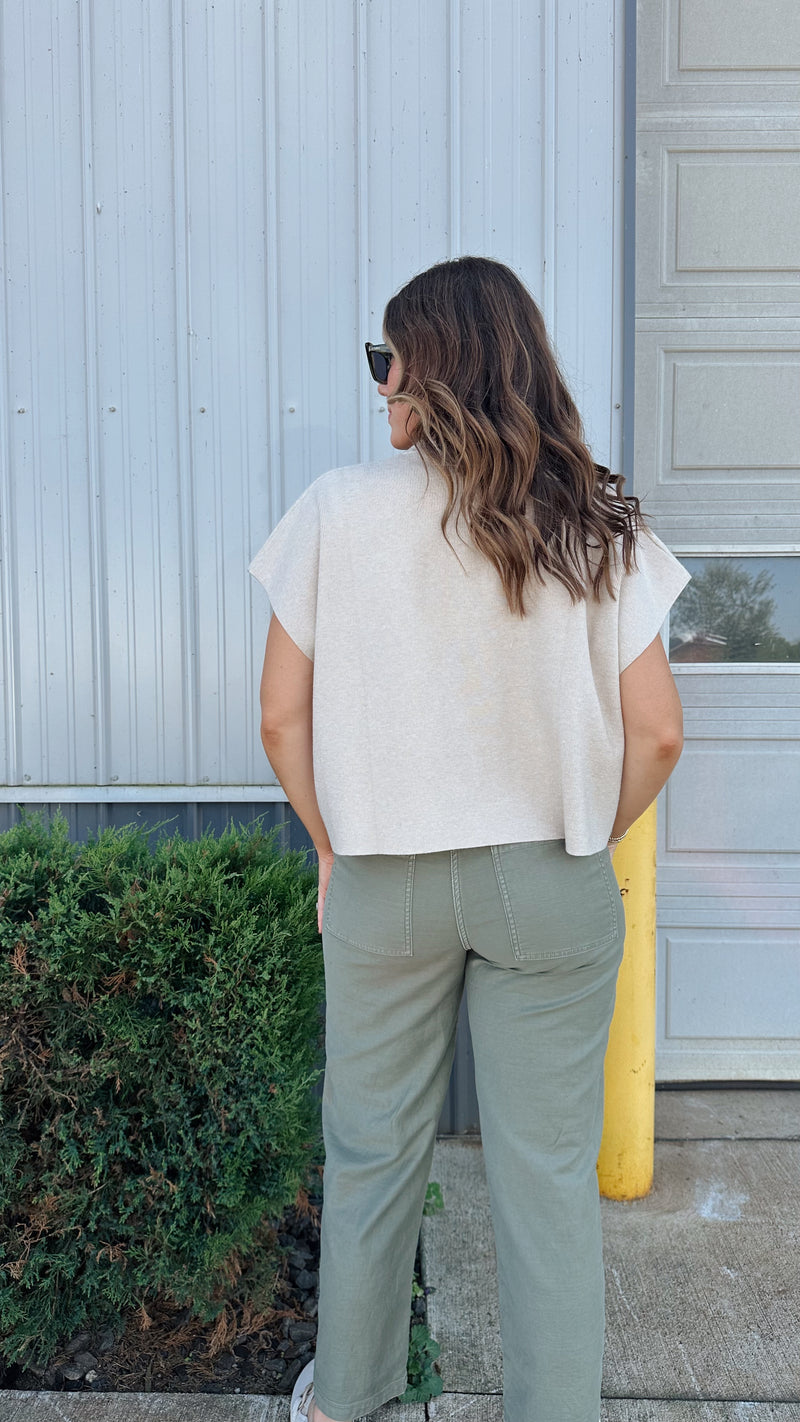 Carrie Cardigan in Oatmeal