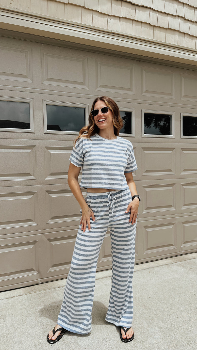 Sterling Knit Cropped Tee