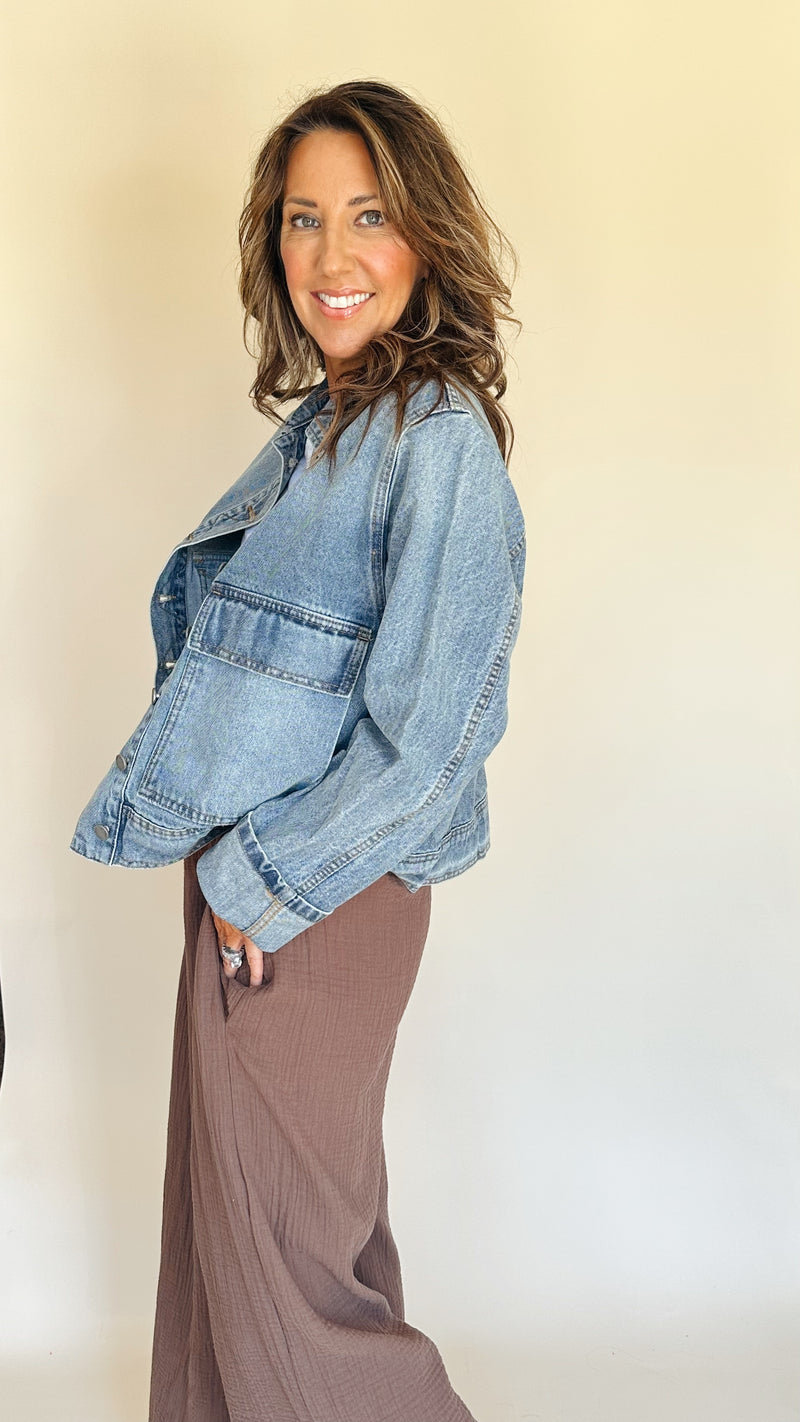 Big Pocket Denim Jacket