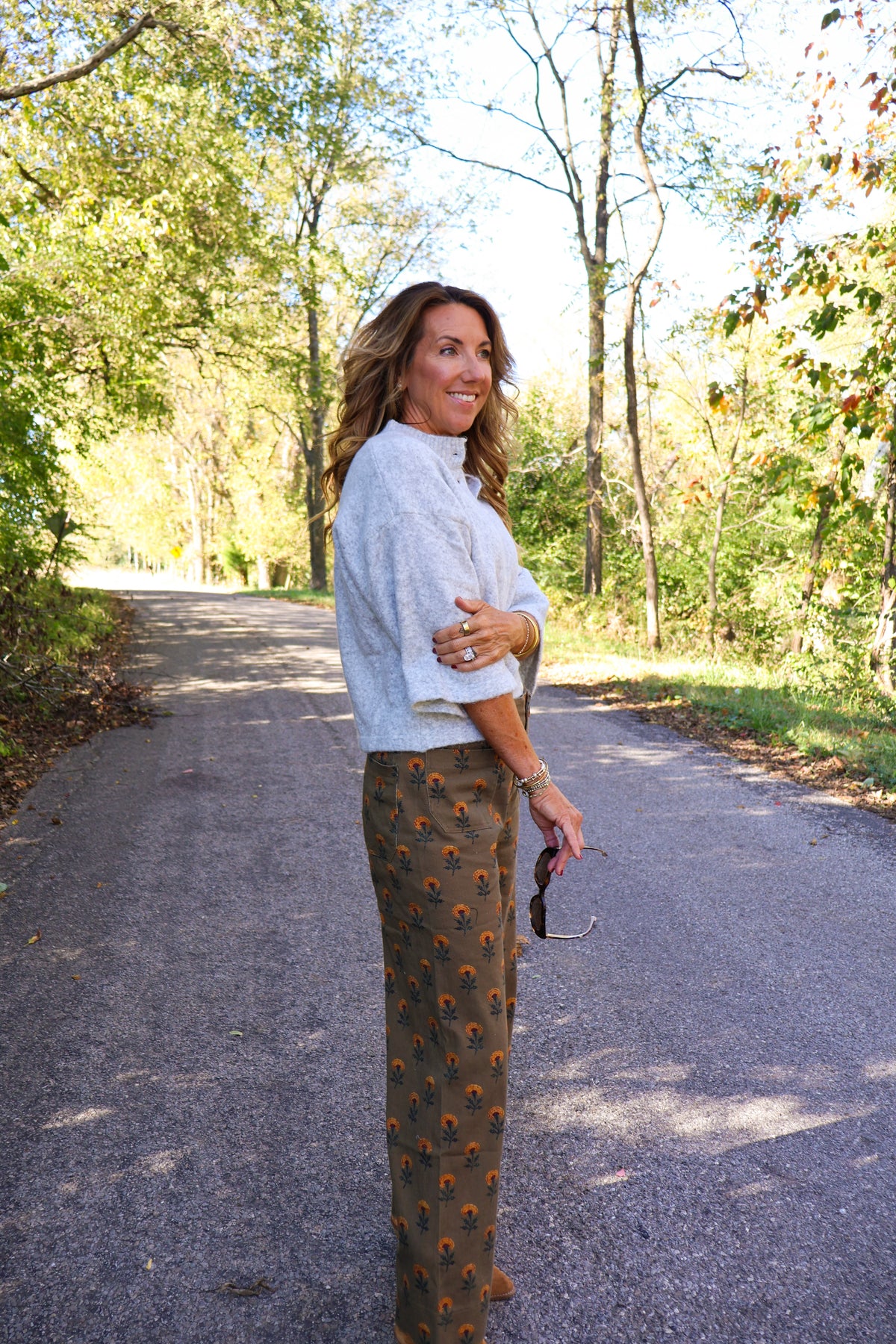 Vintage Olive Cropped Pant
