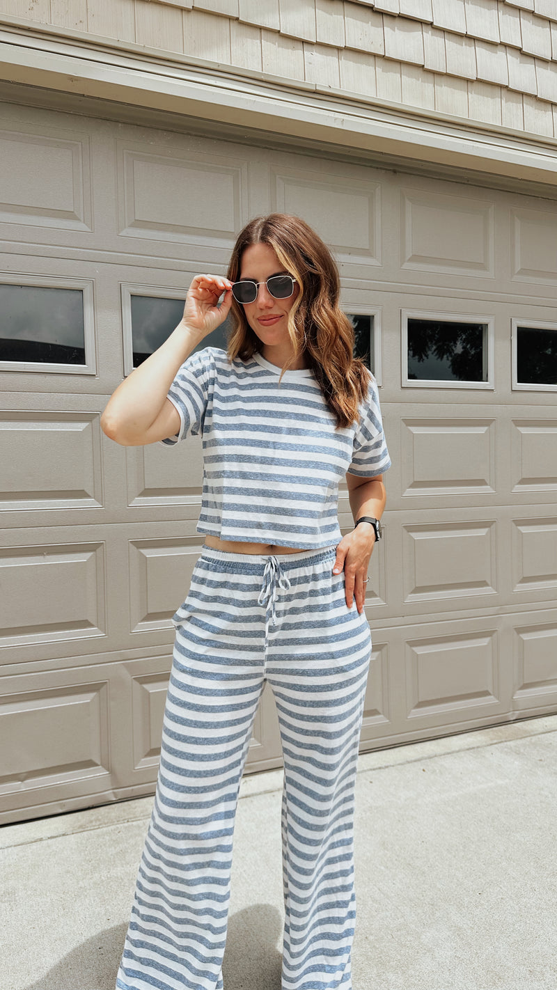 Sterling Knit Cropped Tee