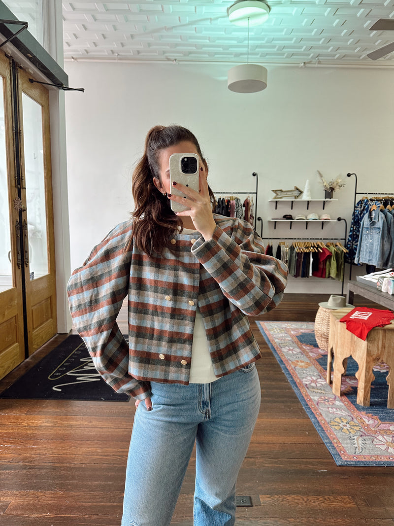 Bridget Plaid Jacket