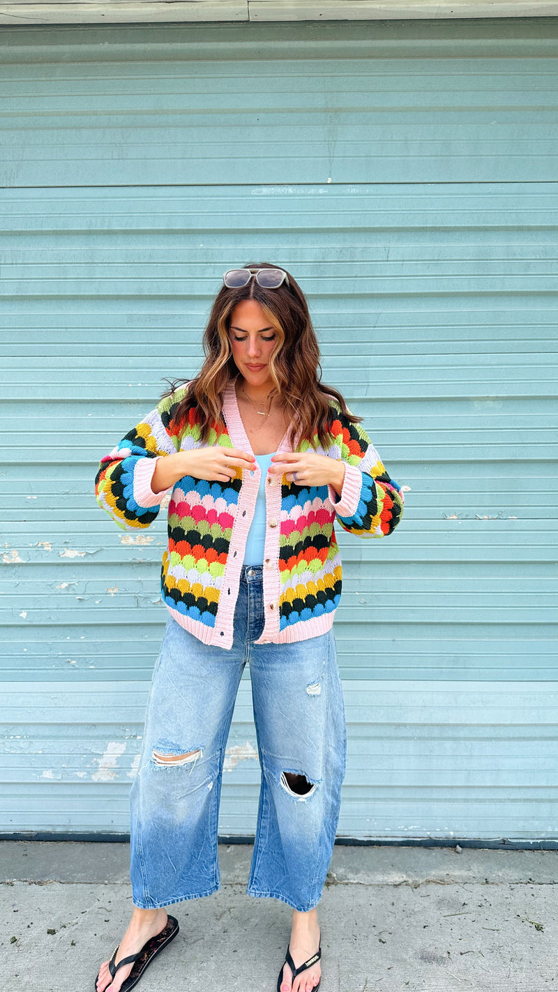 Rainbow Bright Cardigan