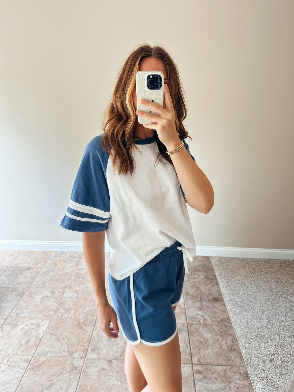 Varsity Blues Knit Set