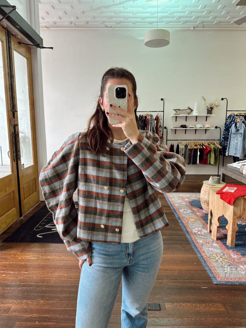 Bridget Plaid Jacket