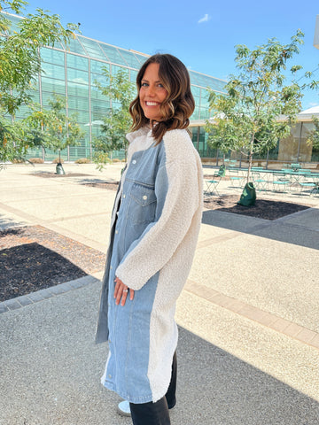 Chambray Braided Jacket