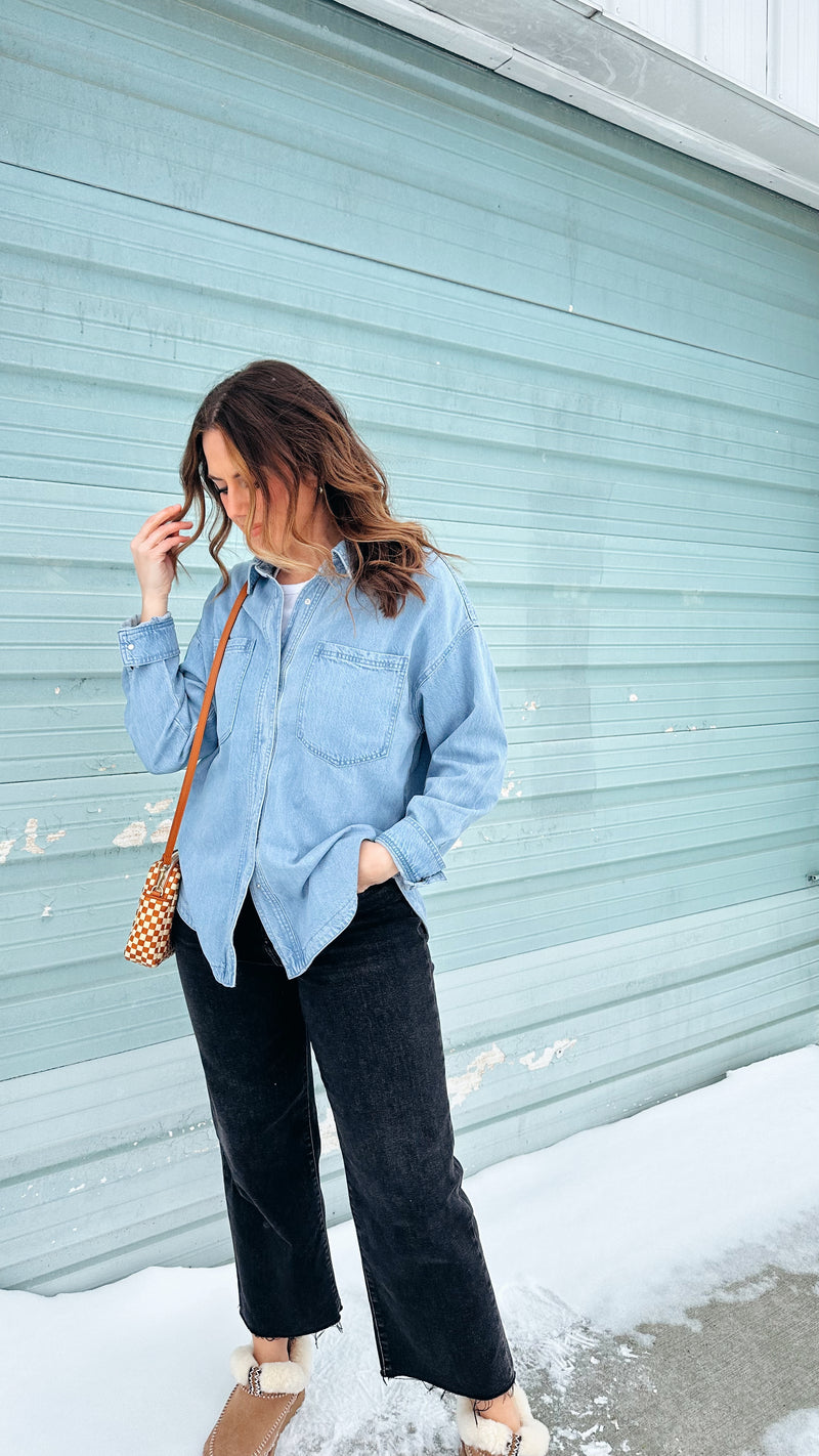 {Z Supply} All Day Luxe Soft Denim Jacket