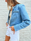 Chambray Braided Jacket