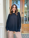 Mikku Pullover in Black