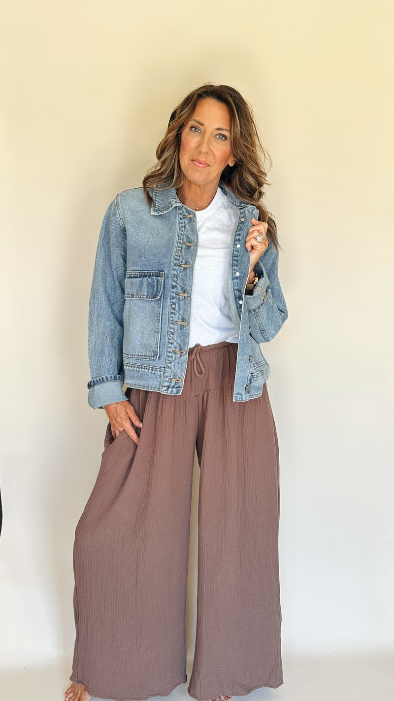 Big Pocket Denim Jacket