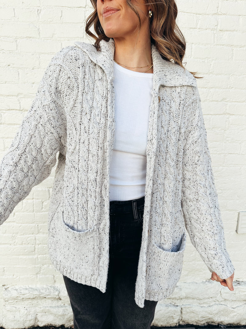 Snowdrift Cable Cardigan