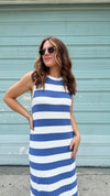 Ahoy Knit Midi Dress