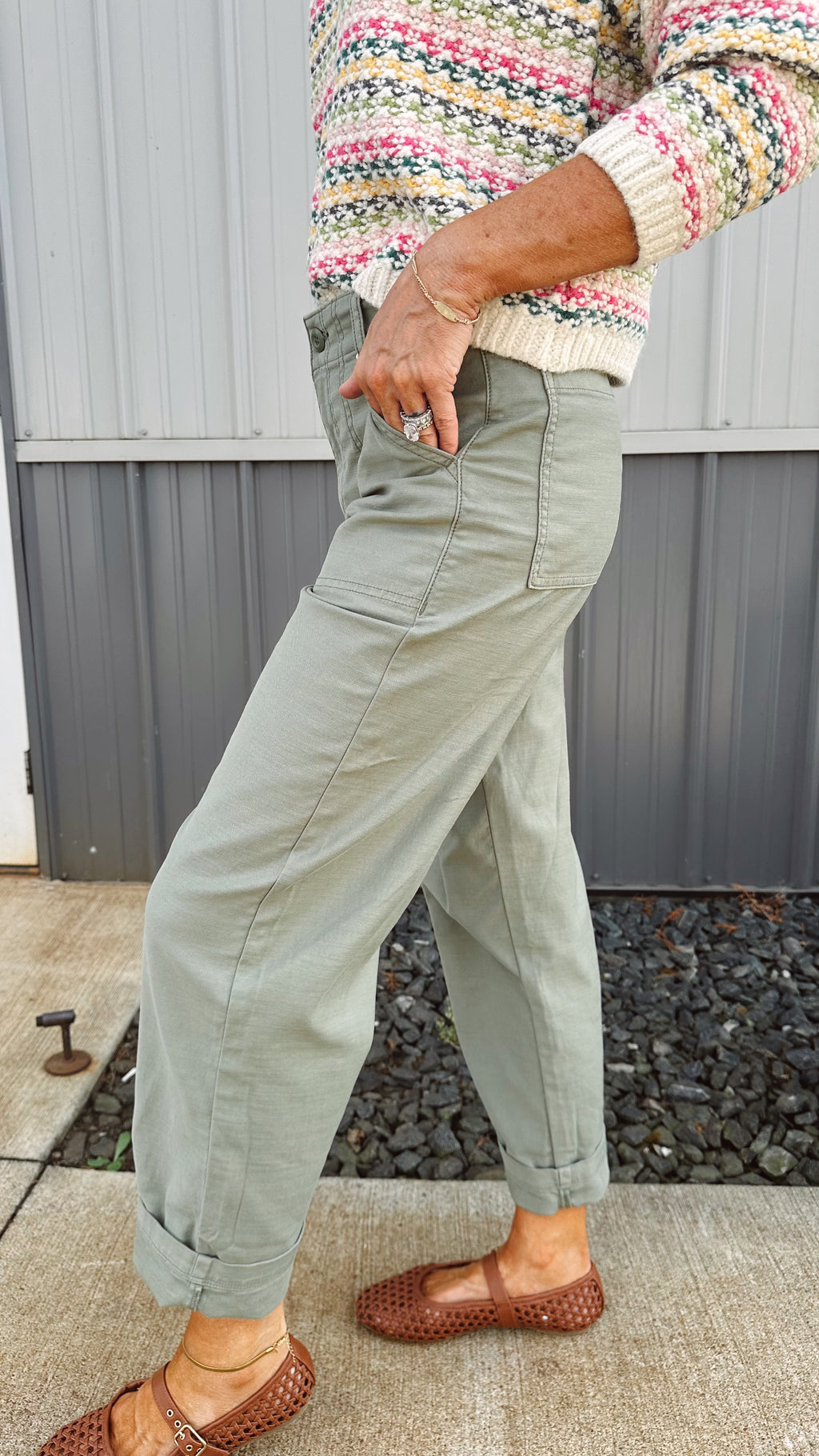 {Z Supply} Olive Twill Pants