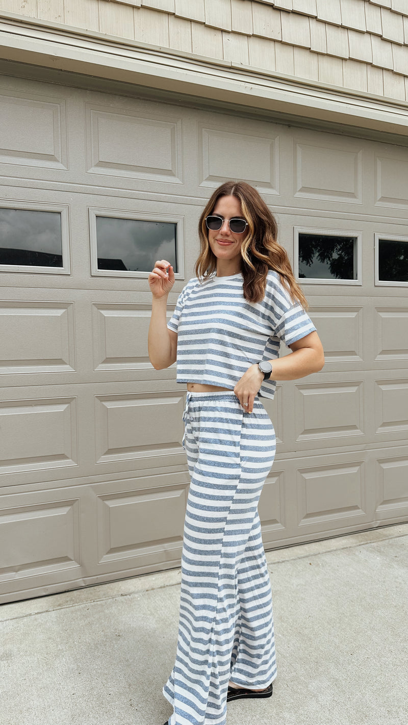 Sterling Knit Cropped Tee