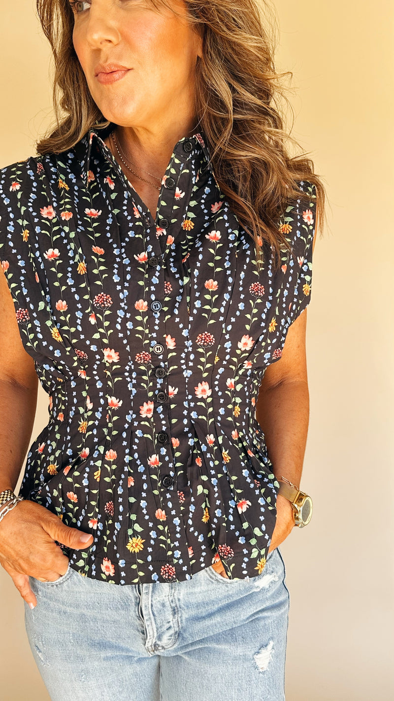 Lexi Button Front Blouse