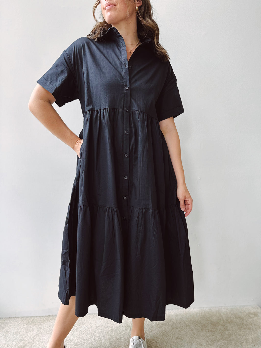 Classic Shirtdress Midi