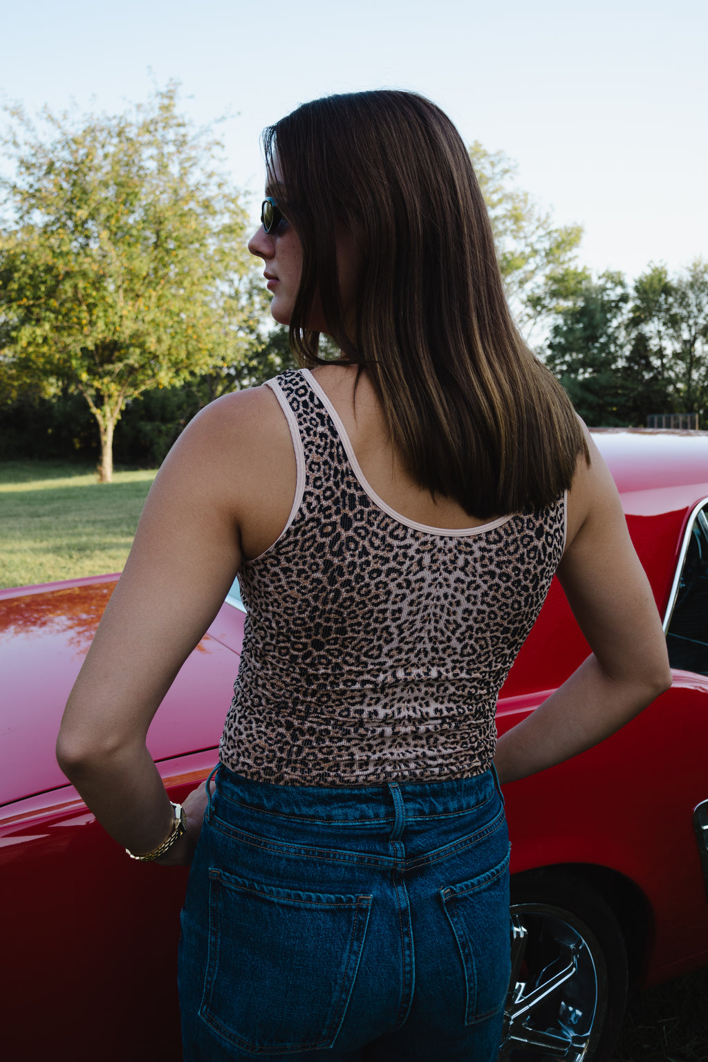 Reversible Leopard Tank Top