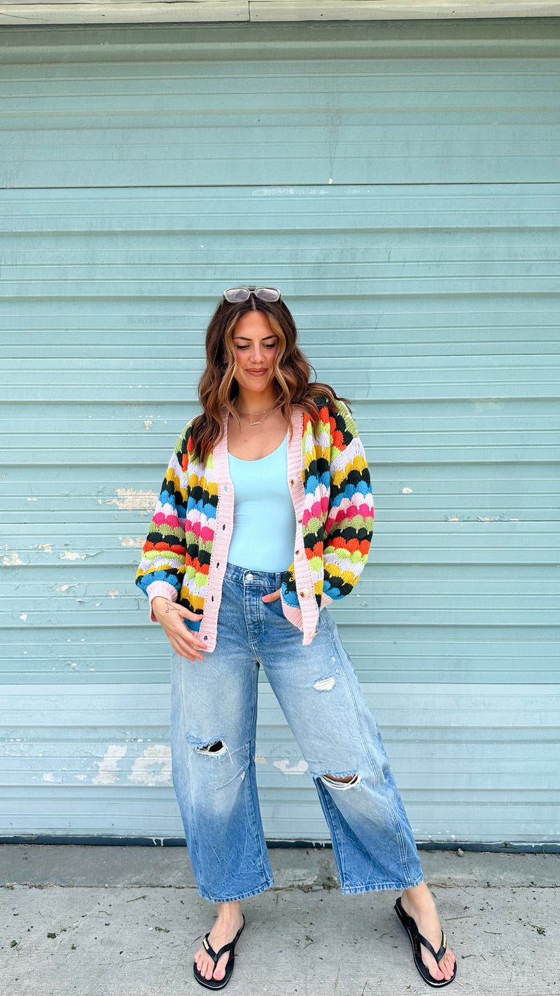 Rainbow Bright Cardigan