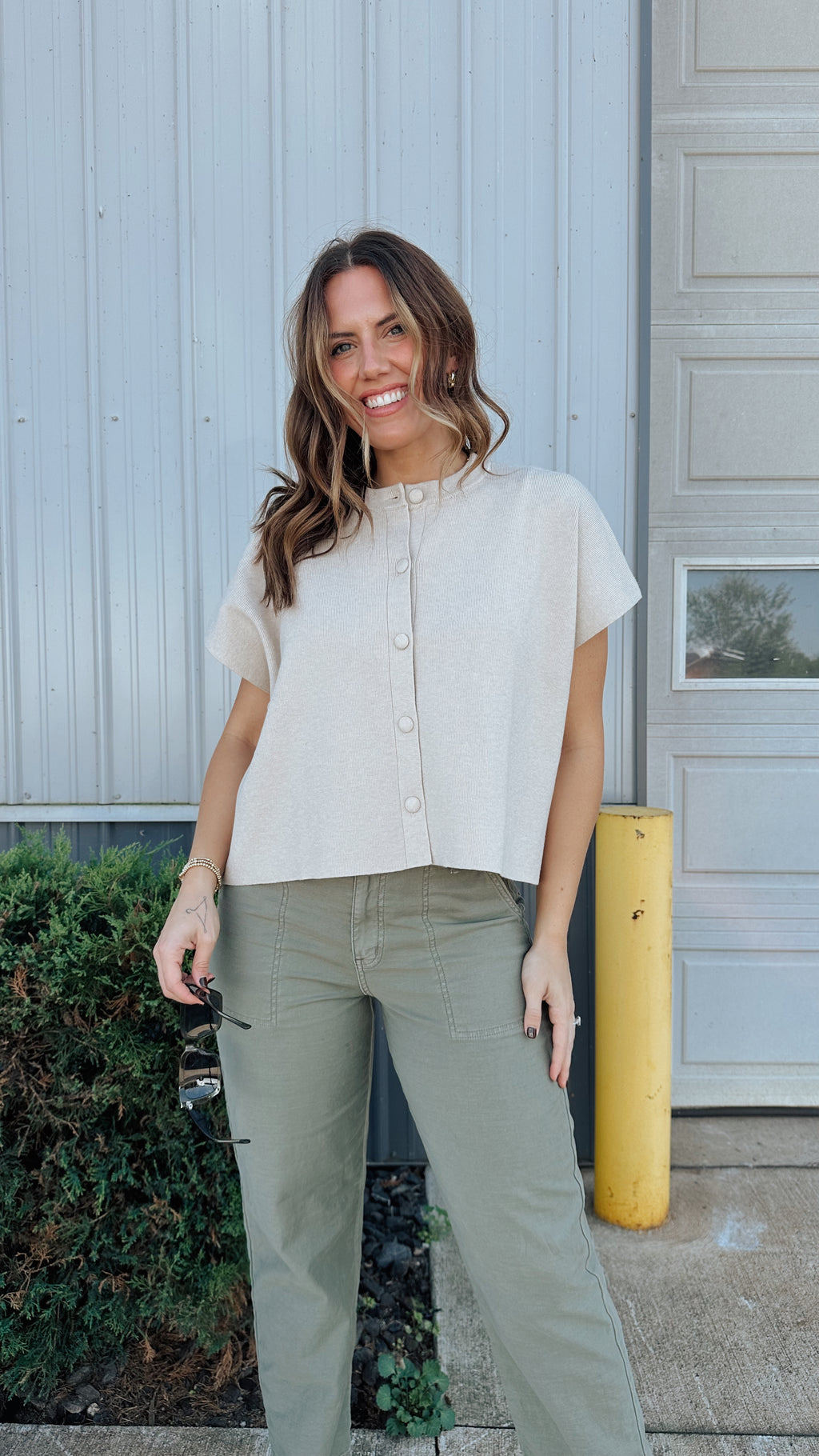 Carrie Cardigan in Oatmeal