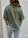 Evergreen Striped Blouse