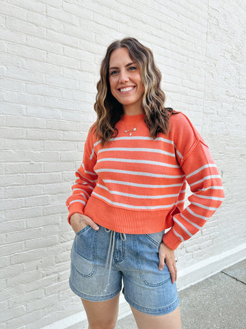 Colorburst Half Zip Sweater