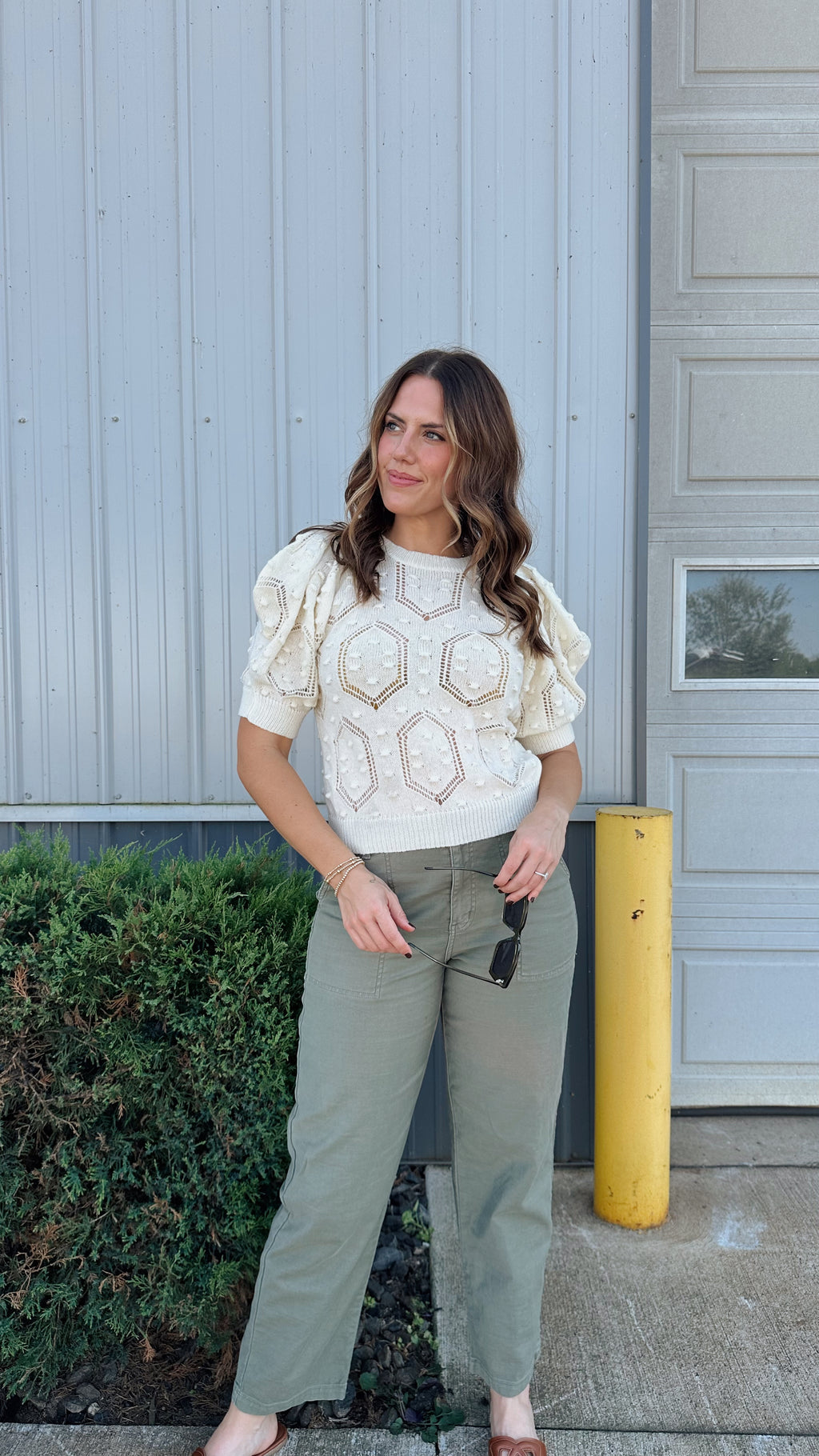 Lilith Puff Sleeve Sweater