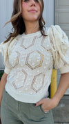 Lilith Puff Sleeve Sweater