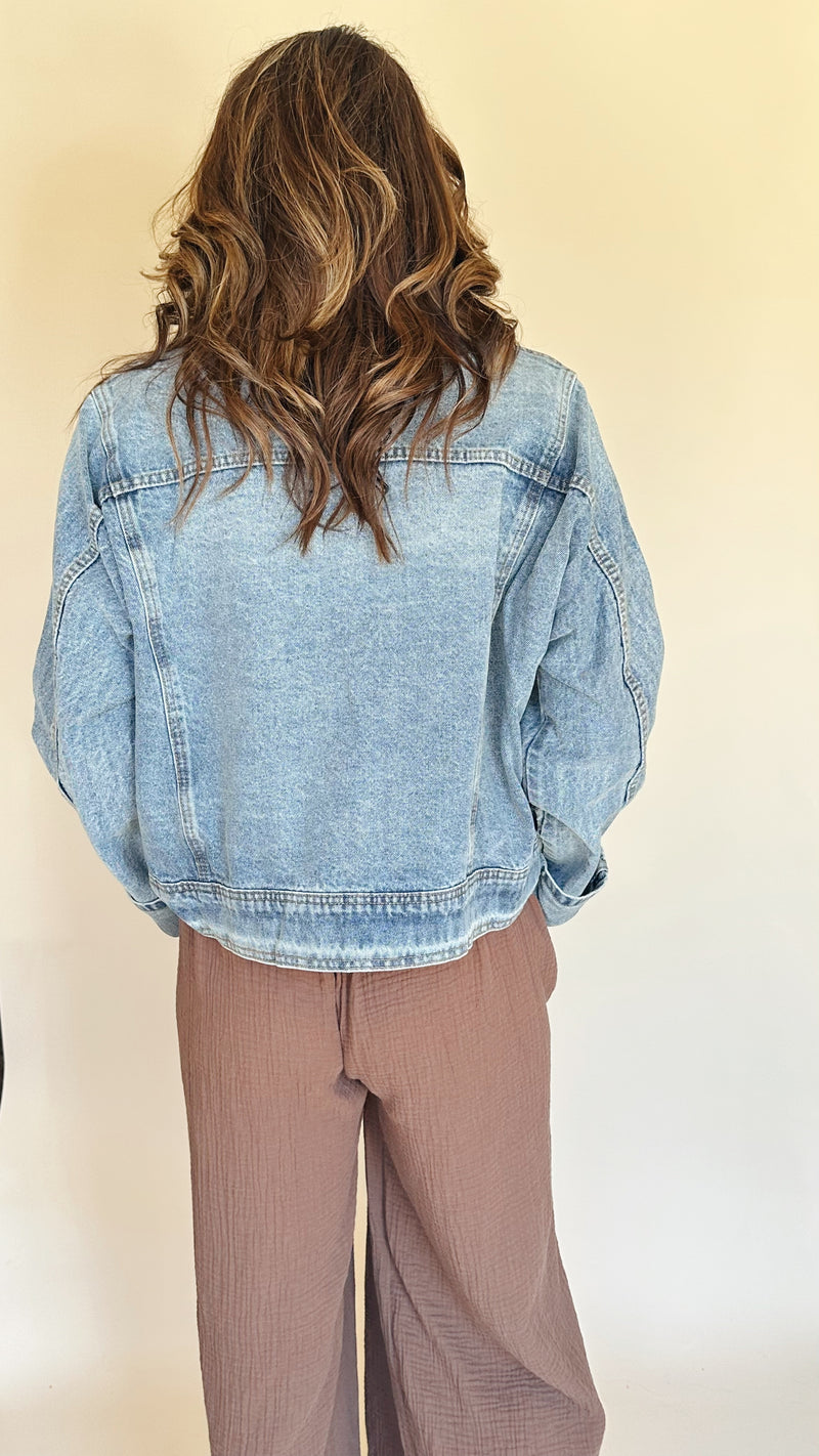 Big Pocket Denim Jacket