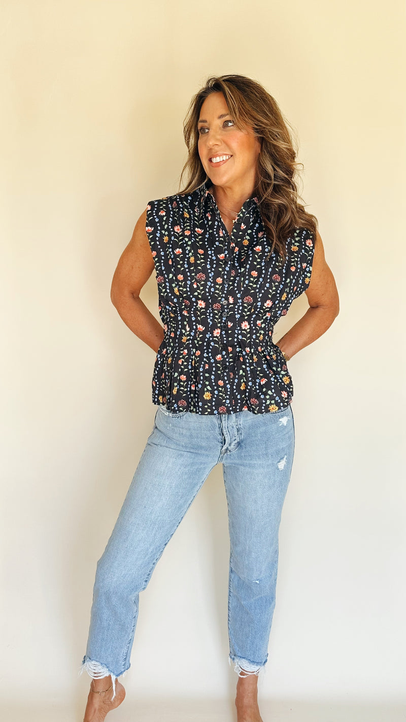 Lexi Button Front Blouse