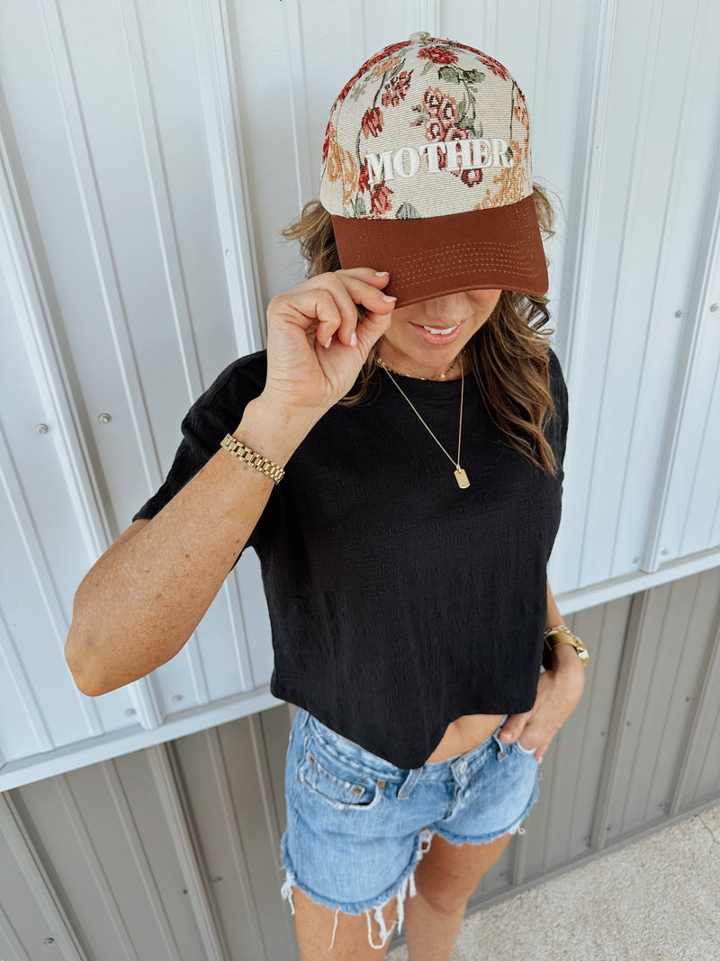 Mother Embroidered Hat