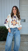 Royal Embroidered Blouse