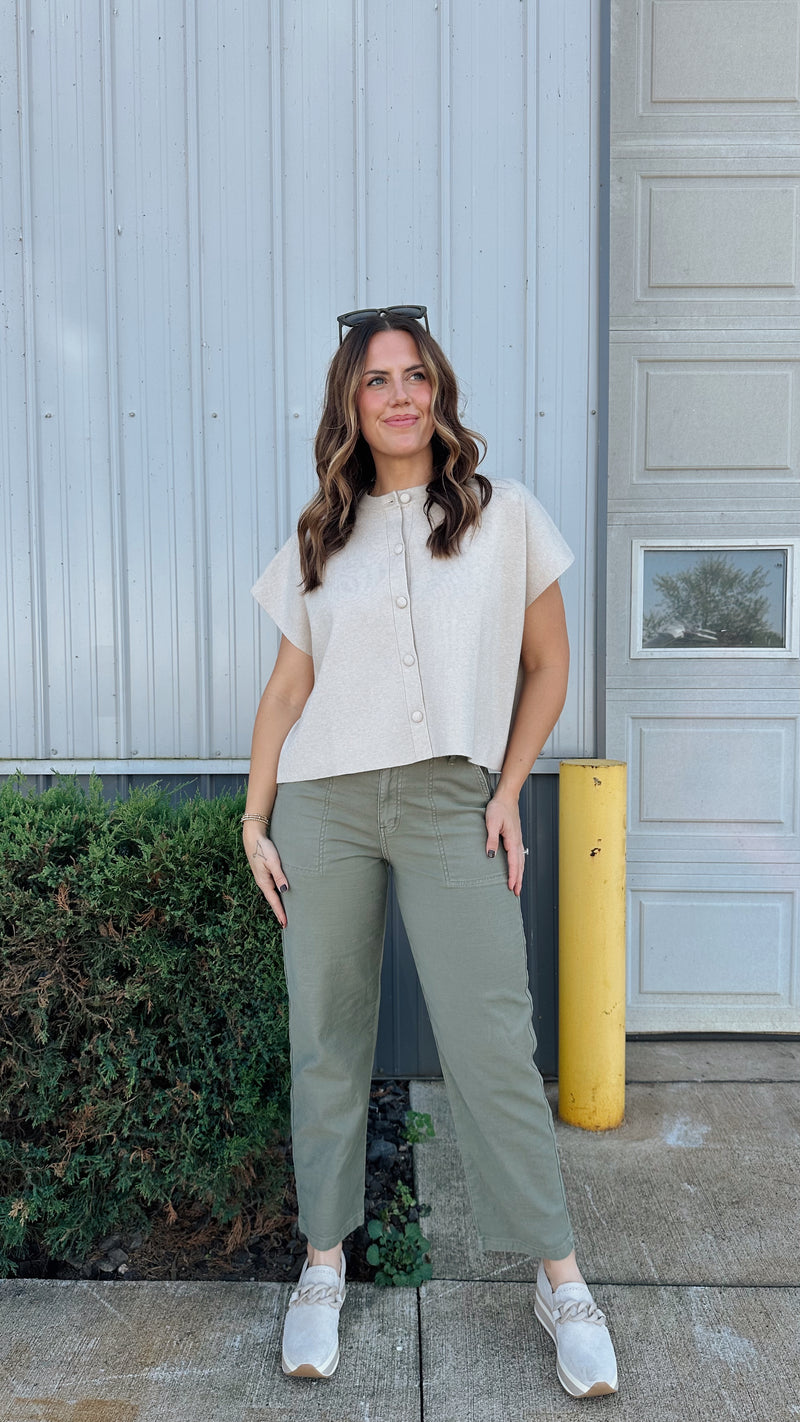 Carrie Cardigan in Oatmeal