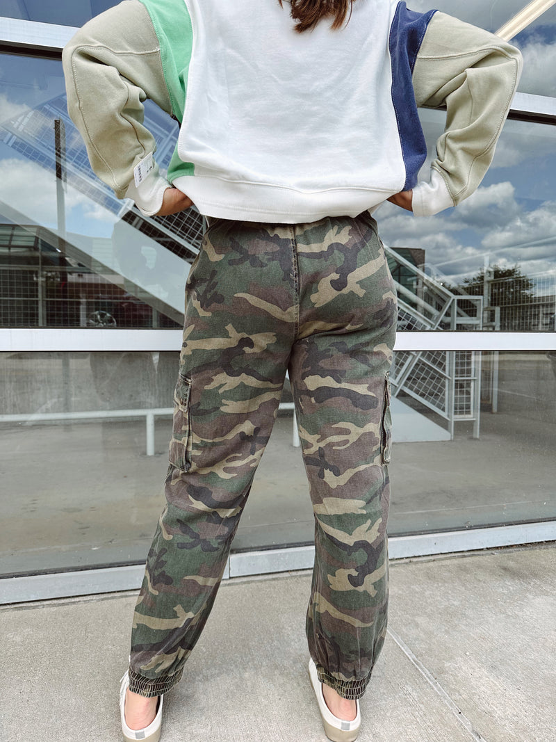 Camo Cargo Jogger Pant