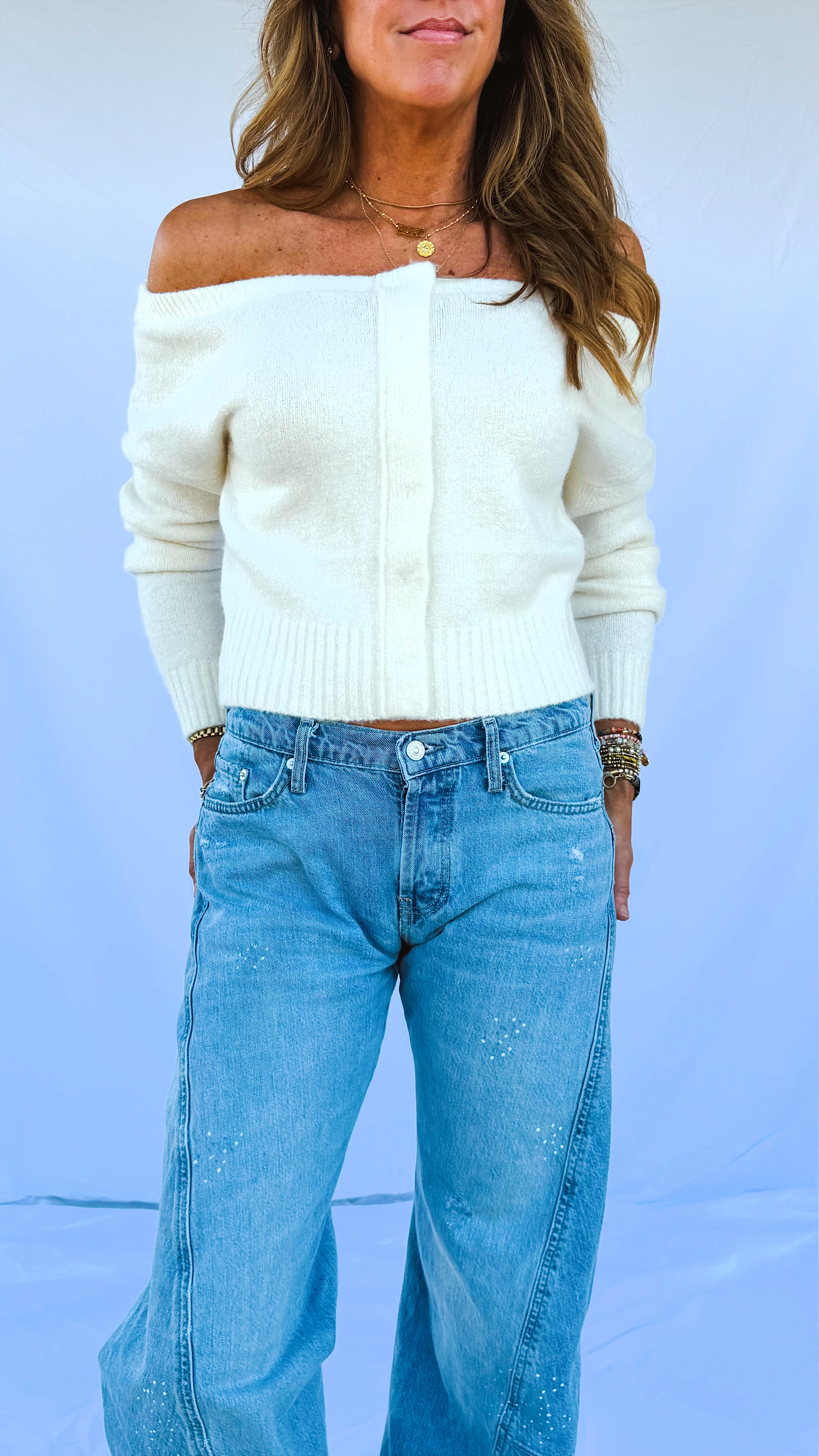 Cream of the Crop Sweater