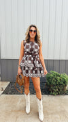 Sadie Embroidered Mini Dress