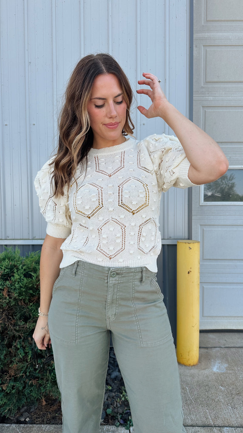 Lilith Puff Sleeve Sweater