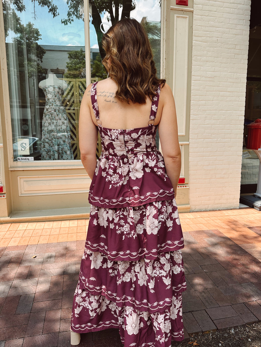 Blooming Tiered Maxi Dress